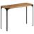 Masă Consolă Maro 110x35x76 cm Lemn de Mango și Fier GartenMobel Dekor