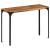 Masă Consolă Maro 110x35x76 cm Lemn de Mango și Fier GartenMobel Dekor