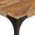 Masă Consolă Maro 110x35x76 cm Lemn de Mango și Fier GartenMobel Dekor