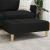 Taburet, negru, 77x55x31 cm, material textil GartenMobel Dekor