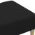 Taburet, negru, 77x55x31 cm, material textil GartenMobel Dekor