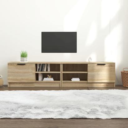 Comodă TV, 2 buc., stejar sonoma, 80x35x36,5 cm, lemn prelucrat GartenMobel Dekor