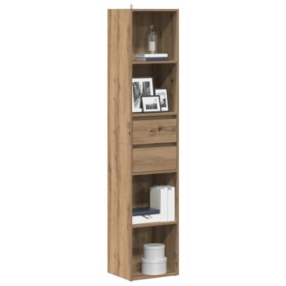 Bibliotecă, stejar artizanal, 36x30x171 cm, lemn prelucrat GartenMobel Dekor