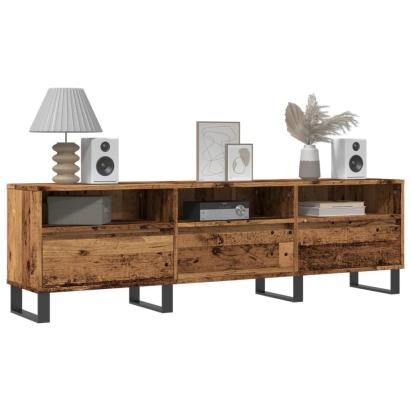 Comodă TV, lemn vechi, 150x30x44,5 cm, lemn prelucrat GartenMobel Dekor