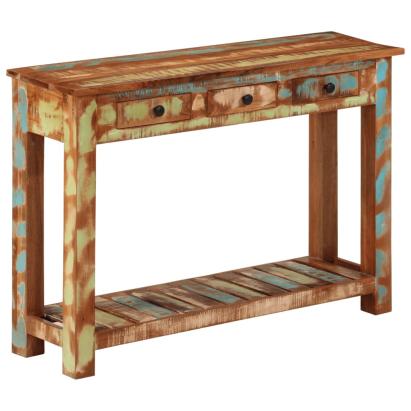 Masă consolă, 110x30x76 cm, lemn masiv reciclat GartenMobel Dekor