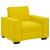 Set de canapele cu perne, 3 piese, galben, catifea GartenMobel Dekor