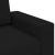 Canapea Scaun Negru 59 cm Tesatura GartenMobel Dekor