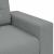 Canapea lovesea gri deschis 120 cm stofa GartenMobel Dekor