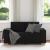 Canapea Loveseat Negru 120 cm Stofa GartenMobel Dekor