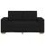 Canapea Loveseat Negru 120 cm Stofa GartenMobel Dekor