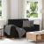 Canapea Loveseat Negru 120 cm Stofa GartenMobel Dekor