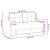 Canapea Loveseat Negru 120 cm Stofa GartenMobel Dekor