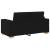 Canapea Loveseat Negru 120 cm Stofa GartenMobel Dekor