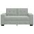 Canapea lovesea gri deschis 120 cm catifea GartenMobel Dekor