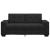 Canapea loveseat neagră 140 cm catifea GartenMobel Dekor