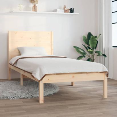 Cadru de pat single, 90x190 cm, lemn masiv GartenMobel Dekor