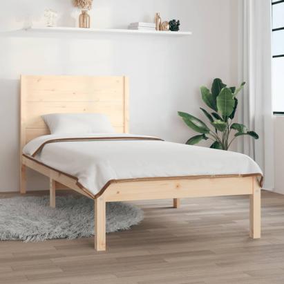 Cadru de pat fără saltea, 90x200 cm, lemn masiv pin GartenMobel Dekor