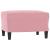 Set de canapele, 3 piese, roz, catifea GartenMobel Dekor