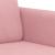 Set de canapele, 3 piese, roz, catifea GartenMobel Dekor