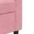 Set de canapele cu perne, 3 piese, roz, catifea GartenMobel Dekor