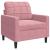Set de canapele cu perne, 4 piese, roz, catifea GartenMobel Dekor