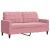 Set de canapele cu perne, 4 piese, roz, catifea GartenMobel Dekor