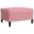 Set de canapele cu perne, 3 piese, roz, catifea GartenMobel Dekor