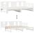 Pat de zi cu extensie și sertare fără saltea, alb, 90x190 cm GartenMobel Dekor