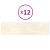 Panouri de perete 12 buc. crem 60x15 cm catifea 1,08 m² GartenMobel Dekor