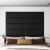 Panouri de perete 12 buc. negru, 90x30 cm, piele eco 3,24 m² GartenMobel Dekor