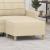 Taburet, crem, 70x55x41 cm, material textil GartenMobel Dekor
