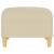 Taburet, crem, 70x55x41 cm, material textil GartenMobel Dekor