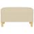 Taburet, crem, 70x55x41 cm, material textil GartenMobel Dekor