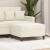 Taburet, crem, 70x55x41 cm, catifea GartenMobel Dekor