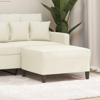 Taburet, crem, 70x55x41 cm, catifea GartenMobel Dekor