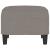 Taburet, gri taupe, 60x50x41 cm, material textil GartenMobel Dekor