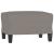 Taburet, gri taupe, 60x50x41 cm, material textil GartenMobel Dekor