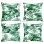 Perne de canapea, 4 buc., model frunze, 60x60 cm, textil GartenMobel Dekor