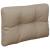 Perne de paleți, 2 buc., gri taupe, material textil GartenMobel Dekor