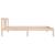 Cadru de pat mic single, 75x190 cm, lemn masiv GartenMobel Dekor