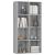 Bibliotecă/Servantă, gri sonoma, 66x30x130 cm, lemn prelucrat GartenMobel Dekor
