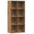 Bibliotecă, stejar artizanal, 66x30x130 cm, lemn prelucrat GartenMobel Dekor