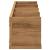 Raft perete CD-uri stejar artizanal 100x18x18 cm lemn prelucrat GartenMobel Dekor