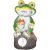 Decoratiune gradina, beton, lampa solara, broasca, 2xLED, 9.5x9x19 cm, Strend Pro GartenVIP DiyLine