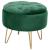 Taburet, rotund, cu spatiu depozitare, catifea, verde, max 80 kg, 38x30 cm, Caro, Akord GartenVIP DiyLine