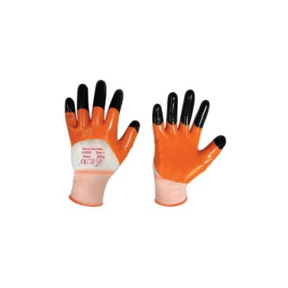 Manusi de lucru cauciucate negru-portocaliu marimea 10 Breckner Germany Cod: BK90003 Automotive TrustedCars