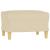 Set de canapele cu perne, 4 piese, crem, textil GartenMobel Dekor