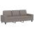 Set de canapele, 4 piese, gri taupe, textil GartenMobel Dekor