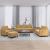 Set de canapele, 4 piese, maro, catifea GartenMobel Dekor