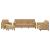 Set de canapele cu perne, 4 piese, maro, catifea GartenMobel Dekor